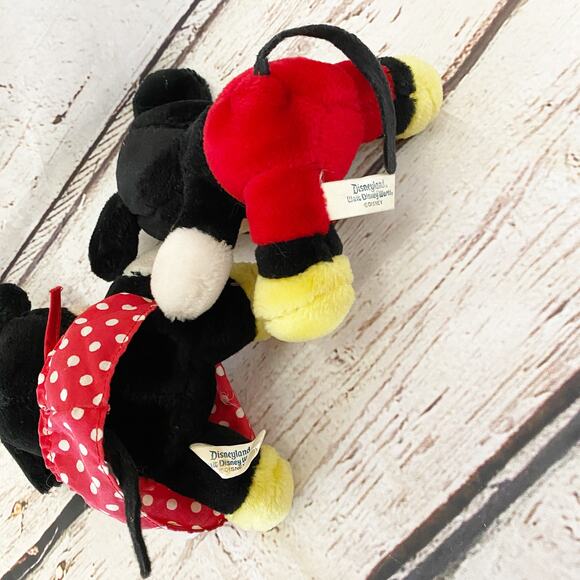 WALT DISNEY WORLD Vintage Mickey and Minnie Plush Set - Picture 7 of 7
